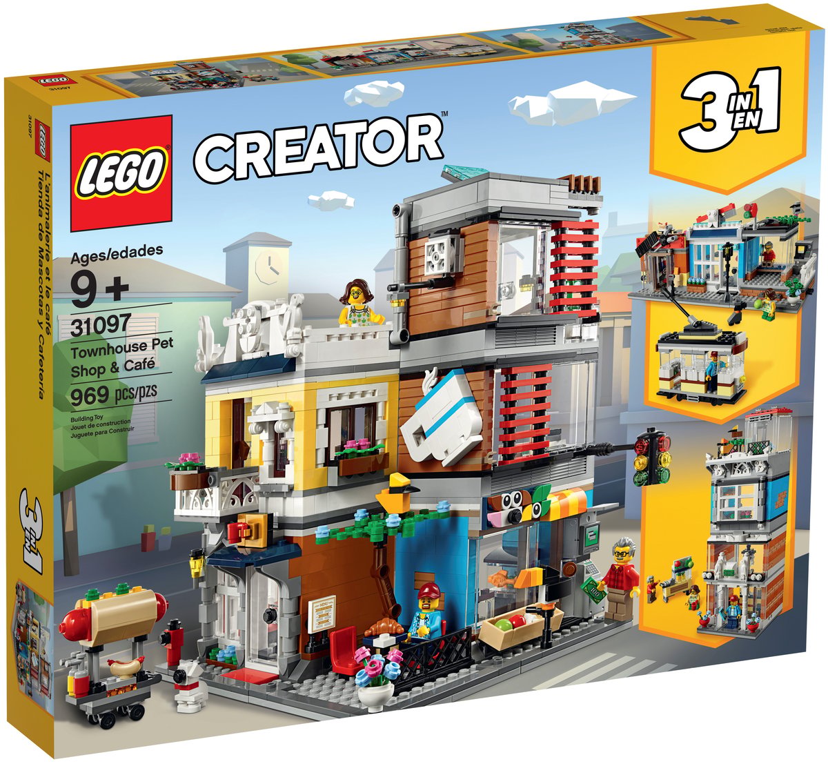 乐高 LEGO 31097 Townhouse Pet Shop &amp; Café｜创意百变系列（绝版现货）