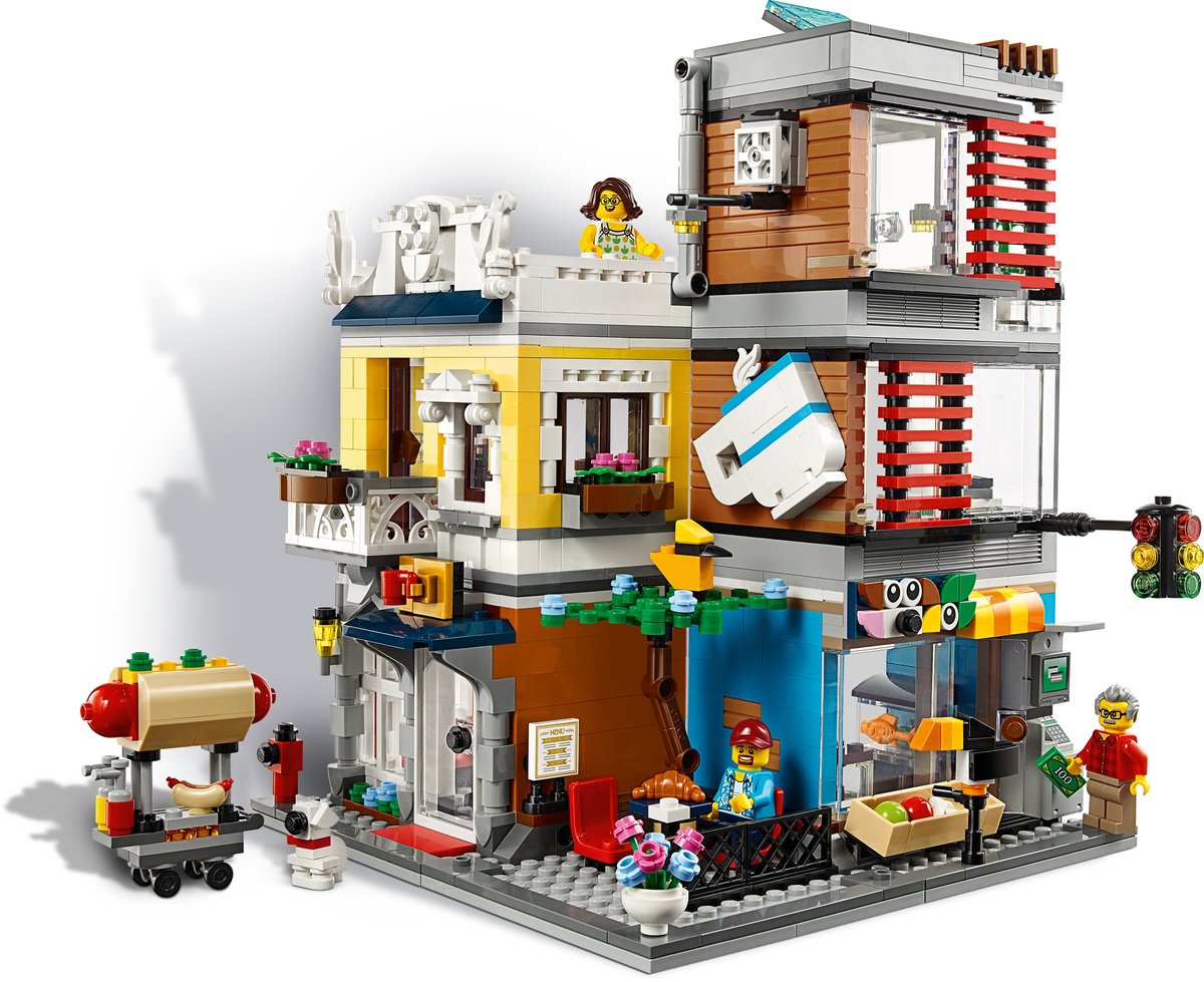 乐高 LEGO 31097 Townhouse Pet Shop &amp; Café｜创意百变系列（绝版现货）