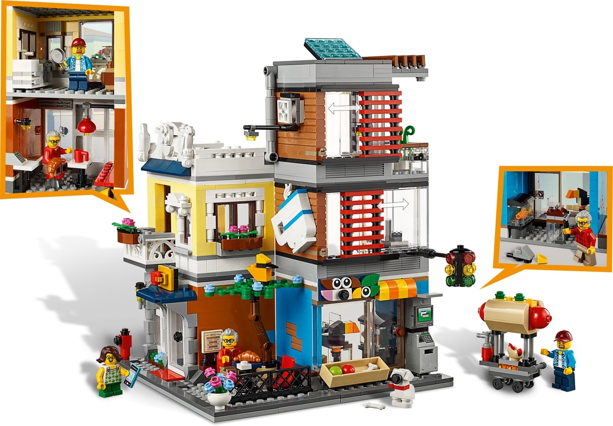 乐高 LEGO 31097 Townhouse Pet Shop &amp; Café｜创意百变系列（绝版现货）