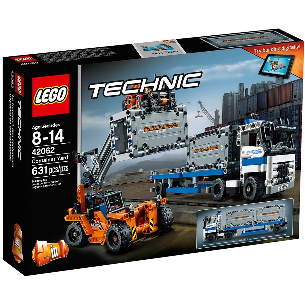 乐高 LEGO 42062 Container Yard｜机械组（绝版现货）