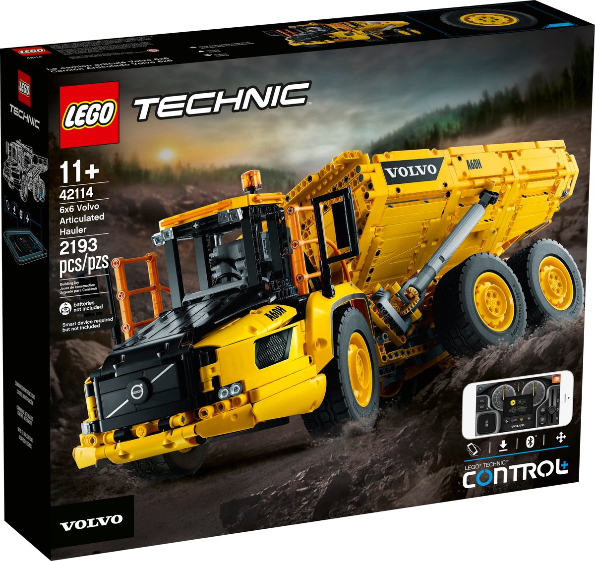 乐高 LEGO 42114 6x6 Volvo Articulated Hauler｜机械组（绝版现货）