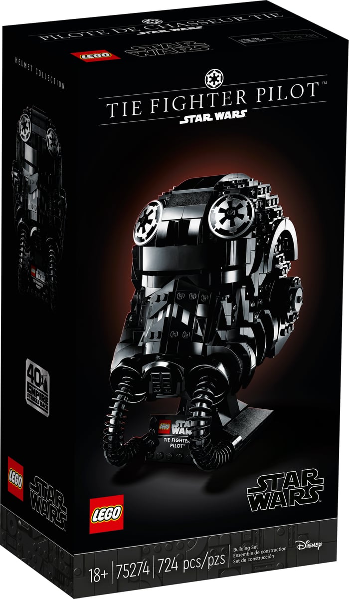 乐高 LEGO 75274 TIE Fighter Pilot Helmet｜星球大战（绝版现货）