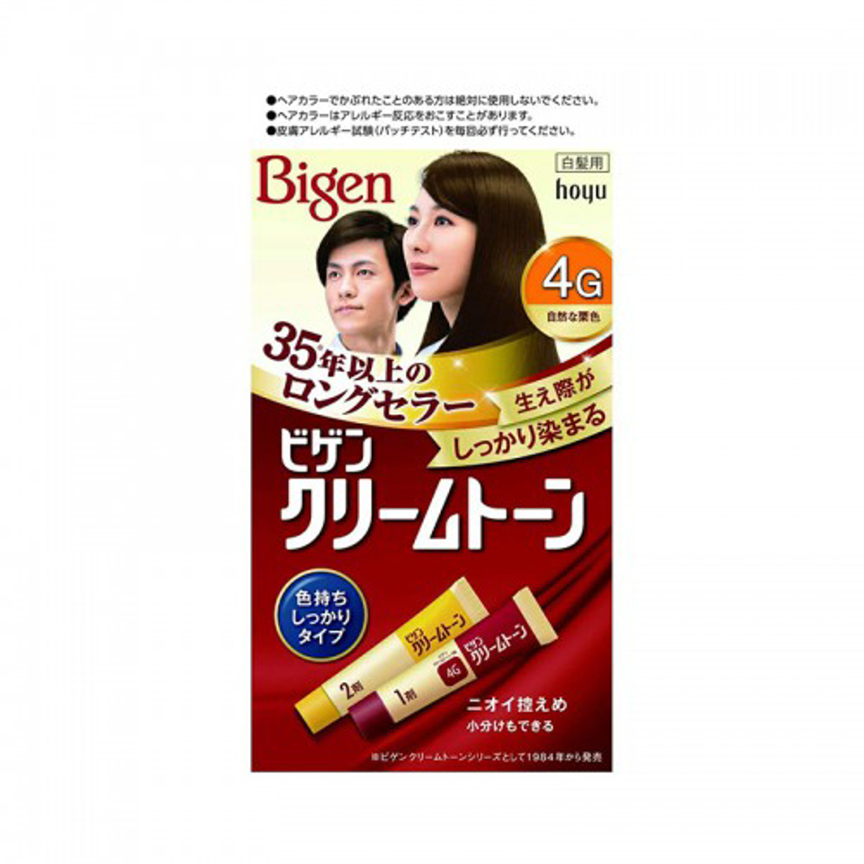 Hoyu Bigen Hair Dye #4G Natural Chestnut（美源 染髮膏4G 自然栗色）