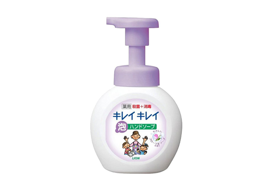 Lion Beautiful Medicinal Foam Hand Soap Pump floral fragrance 250ml（獅王兒童洗手液花香型）