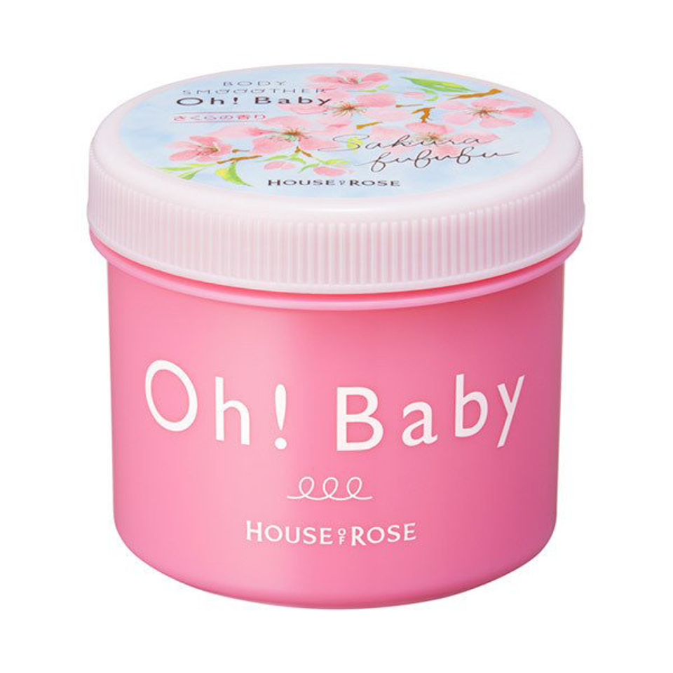 Oh Baby House Of Rose Body Smoother Body Scrub Sakura Fragrance 350g（身體磨砂膏 櫻花款）