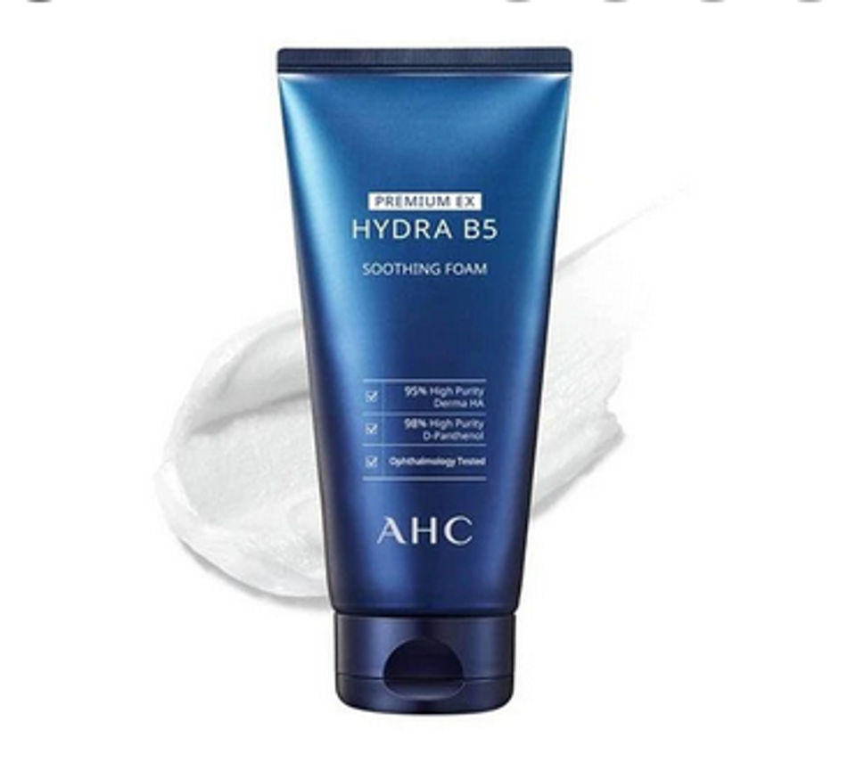 AHC B5 Hyaluronic Acid Facial Cleanser 180ml（玻尿酸水盈洗面奶）