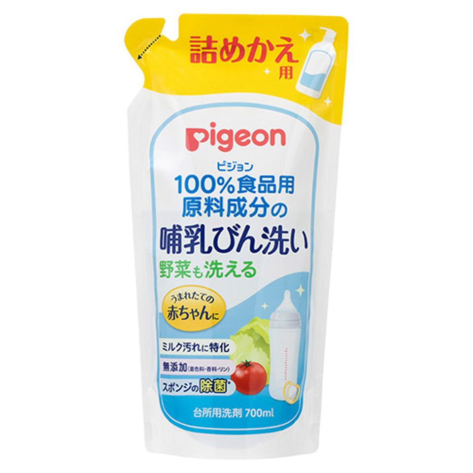 Pigeon Baby Bottle & Vegetable Fruit Wash Liquid Refill 700ml（貝親蔬菜清洗液 補充裝）
