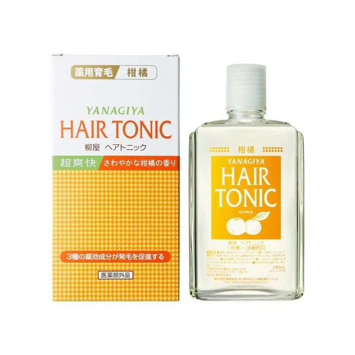 Yanagiya Hair Tonic Orange 240ml（柳屋 生髮營養液 柑橘香）