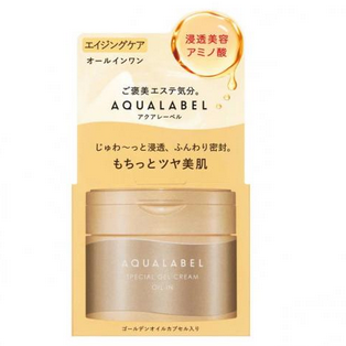 Shiseido Aqua Label Special Gel Cream EX Oil in 90g（資生堂 五合一抗老保濕面霜）