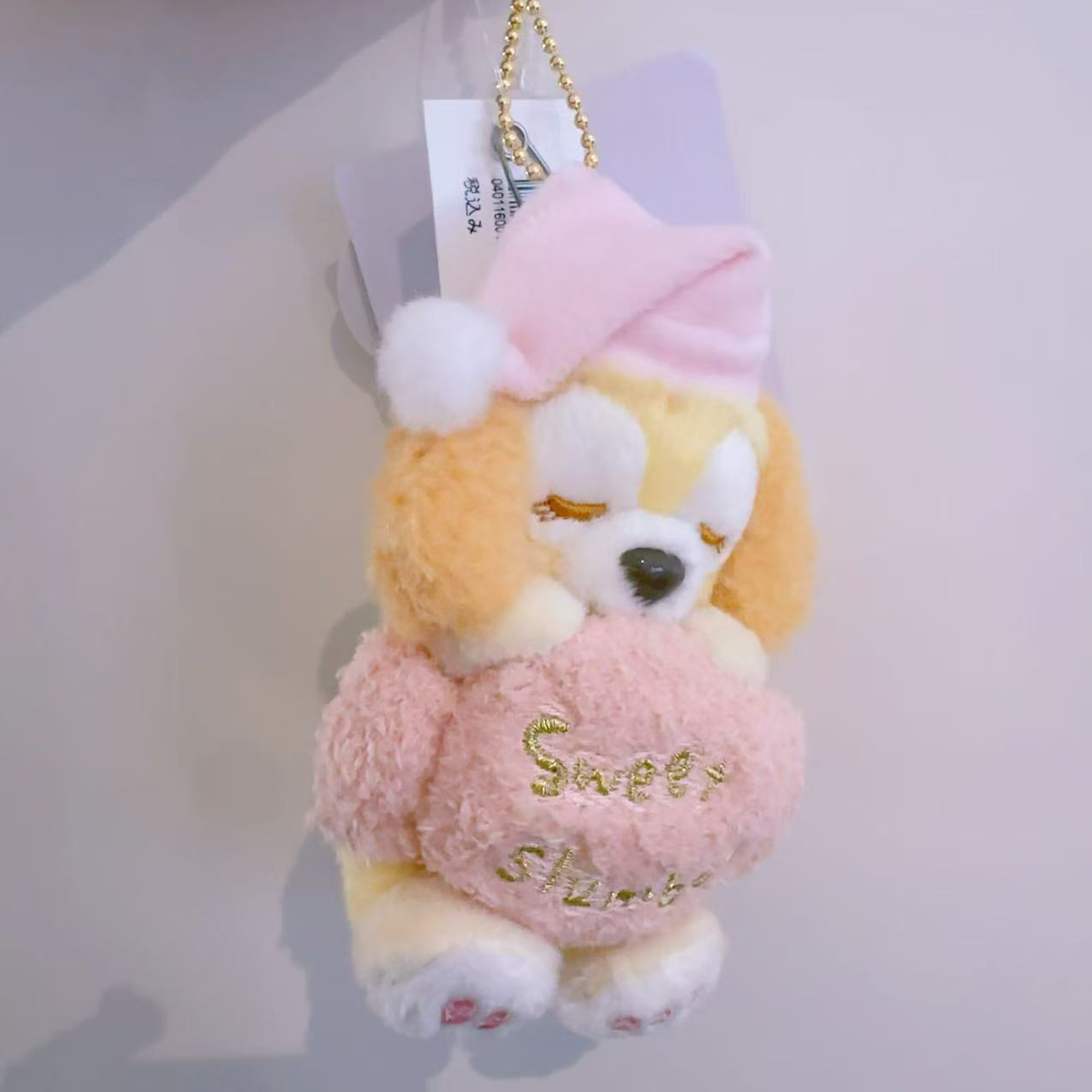 Disney Duffy's Sweet Dreams CookieAnn Plush Charm (掛飾限量睡衣款餅餅)