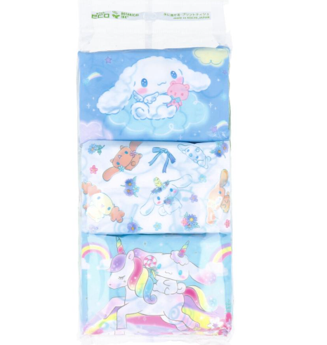Hayashi Cinnamoroll Facial Pocket Tissue 6 Packs (印花手帕紙/紙巾 玉桂狗)