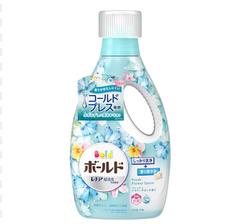 P&G  ariel bold bio 2-in-1 laundry detergent lily 750g（二合一 柔順花香洗衣液 藍色百合花香）