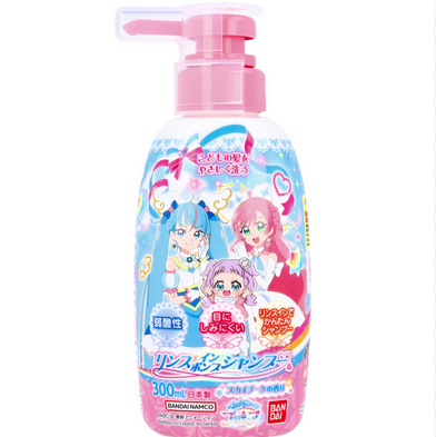BANDAI Shampoo Hirogaru Sky Bouquet Scent 300ml （万代儿童洗发护发二合一 美少女）