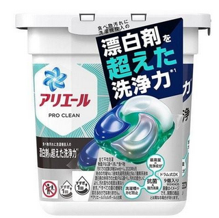 P&G 4D立體超強漂白洗衣球9粒 清香型 白色